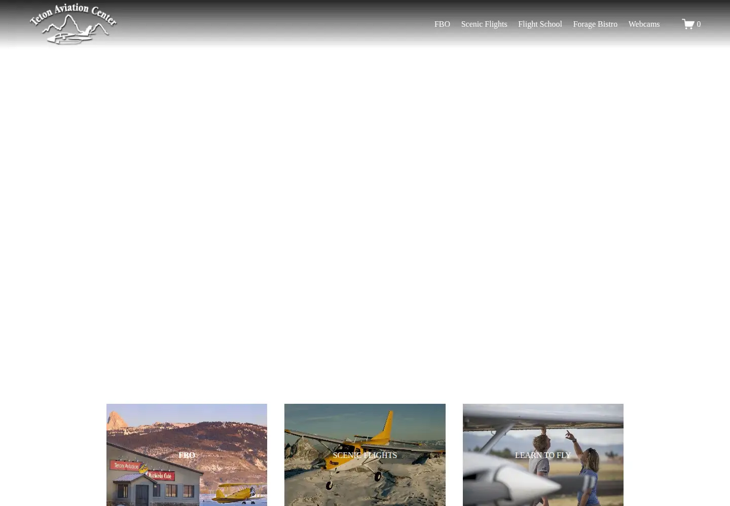 Screenshot of tetonaviation.com