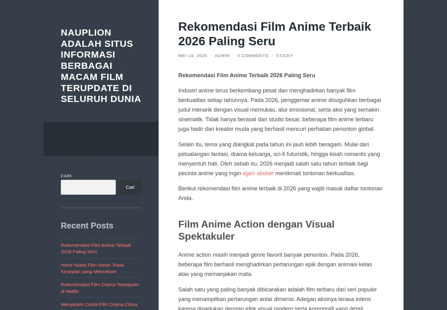 Screenshot of nauplion.net