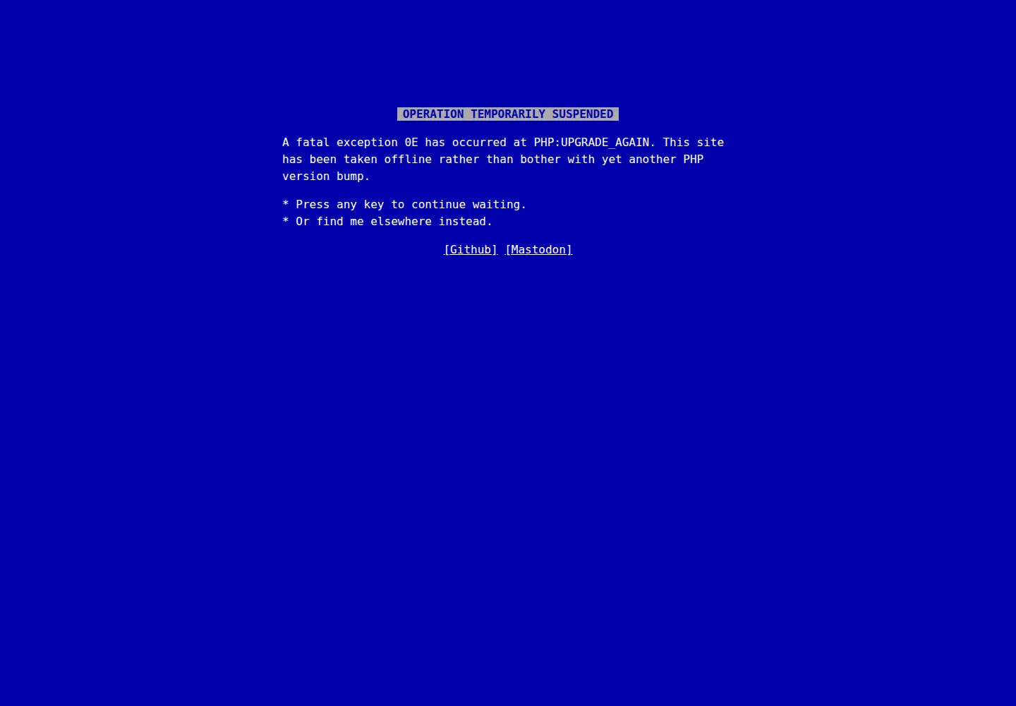 Captured homepage of steelskies.com in the current scan