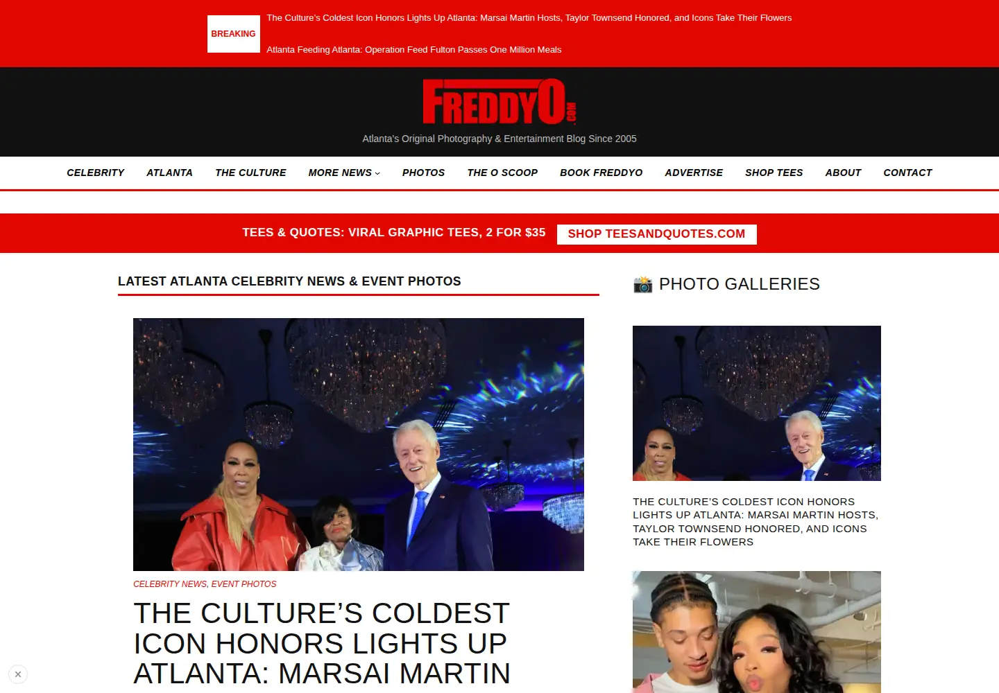 Captured homepage of freddyo.com in the current scan