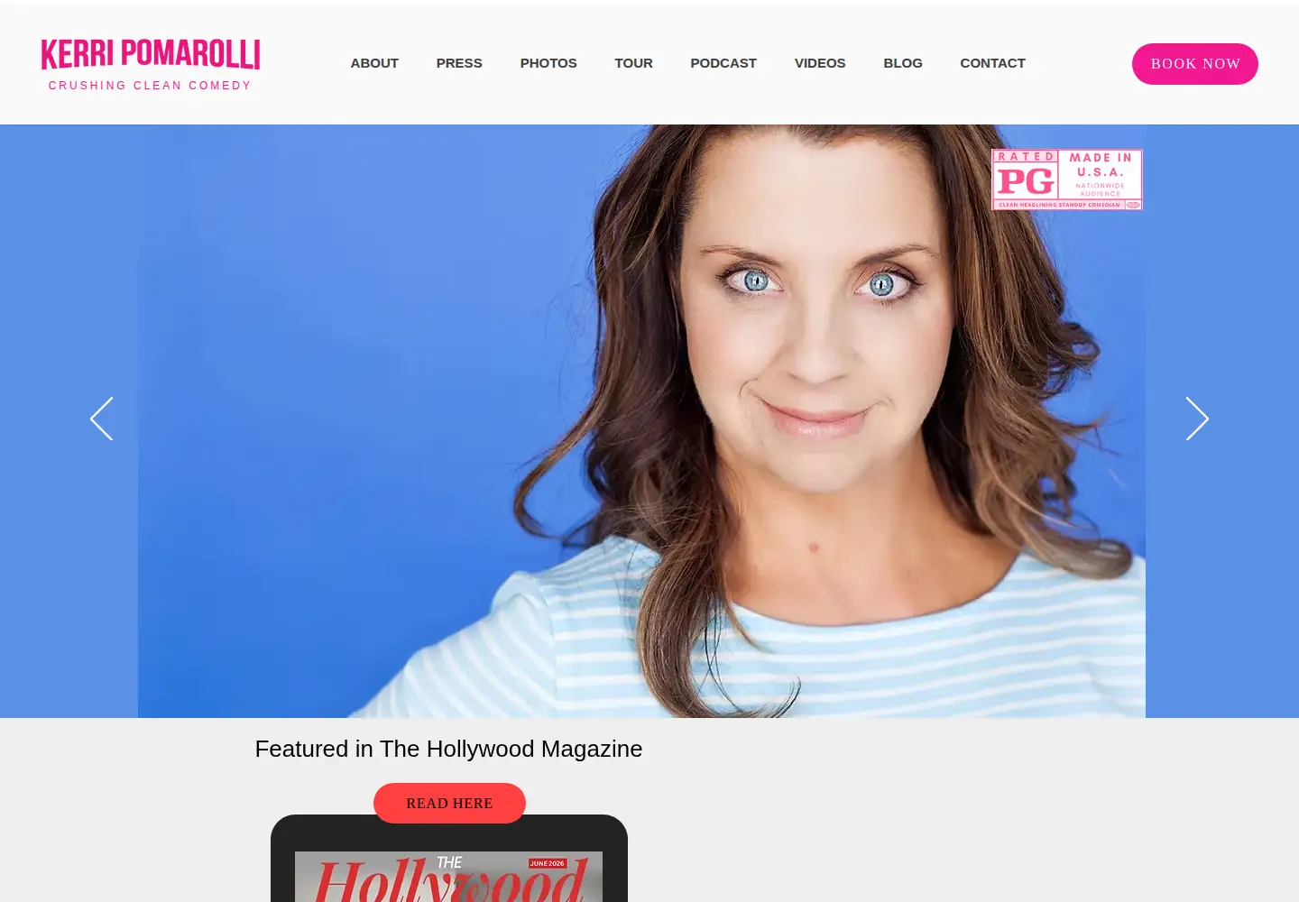 Screenshot of kerripom.com