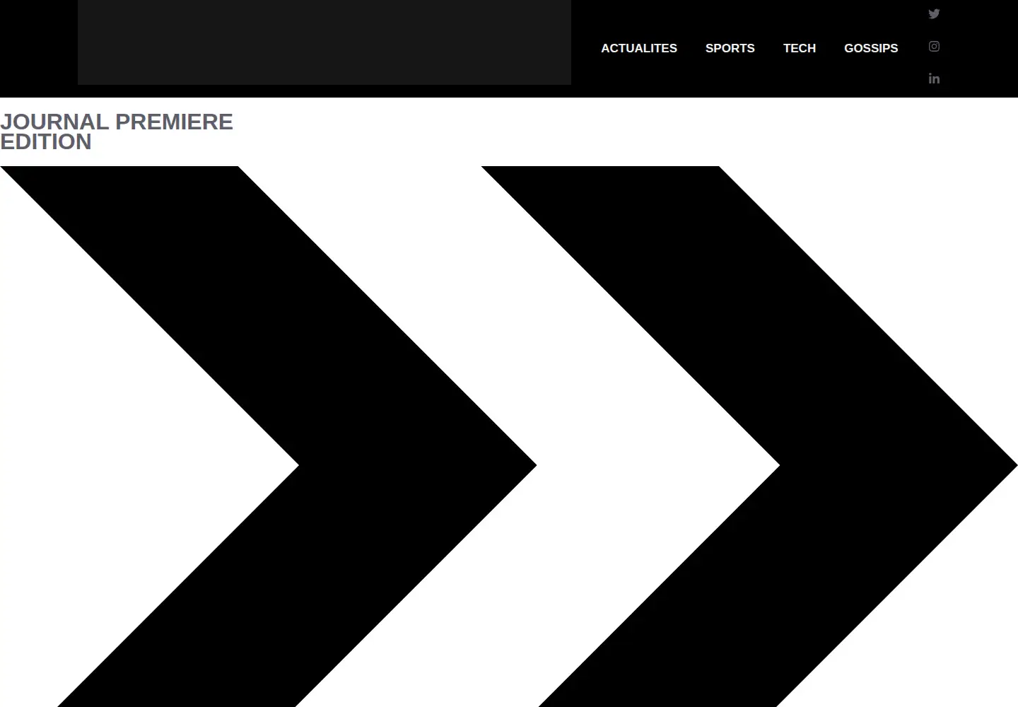 Screenshot of journalpremiereedition.com
