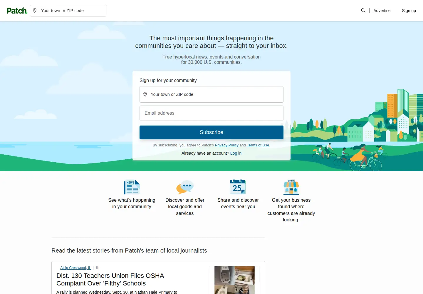 Screenshot of patch.com