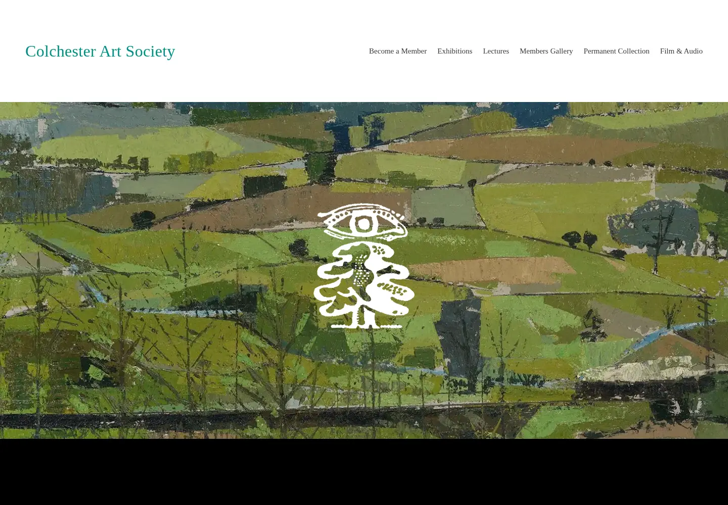 Screenshot of colchesterartsociety.co.uk