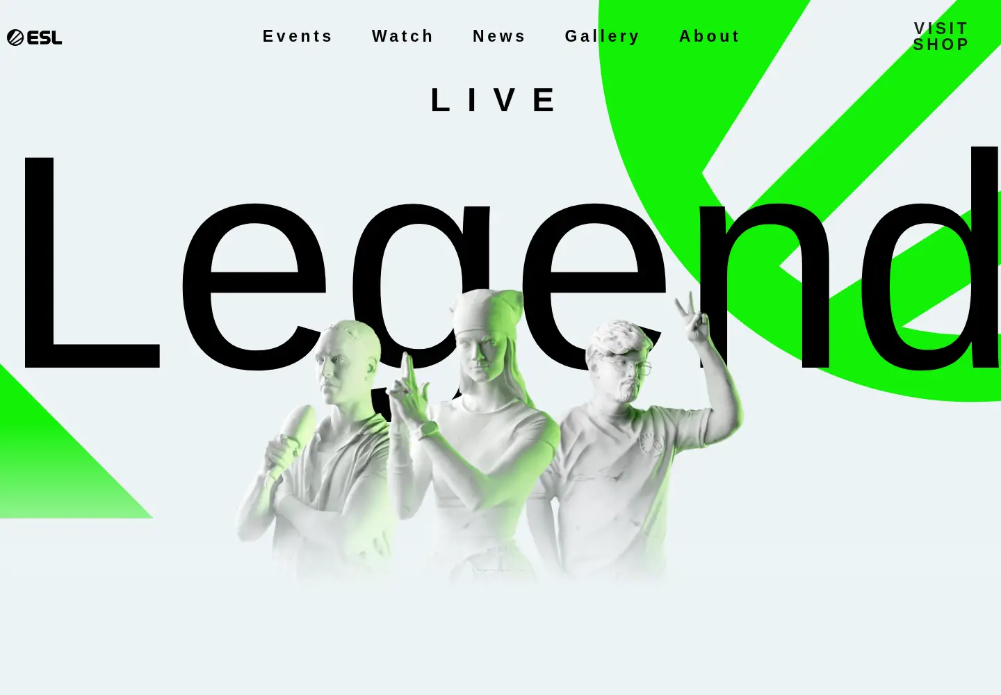 Screenshot of eslgaming.com