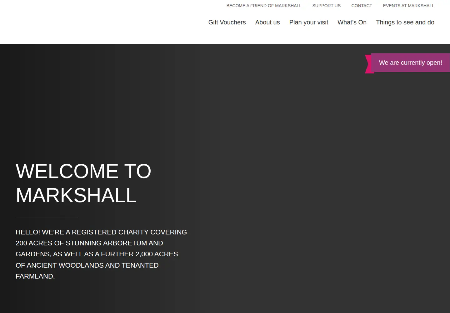 Screenshot of markshall.org.uk