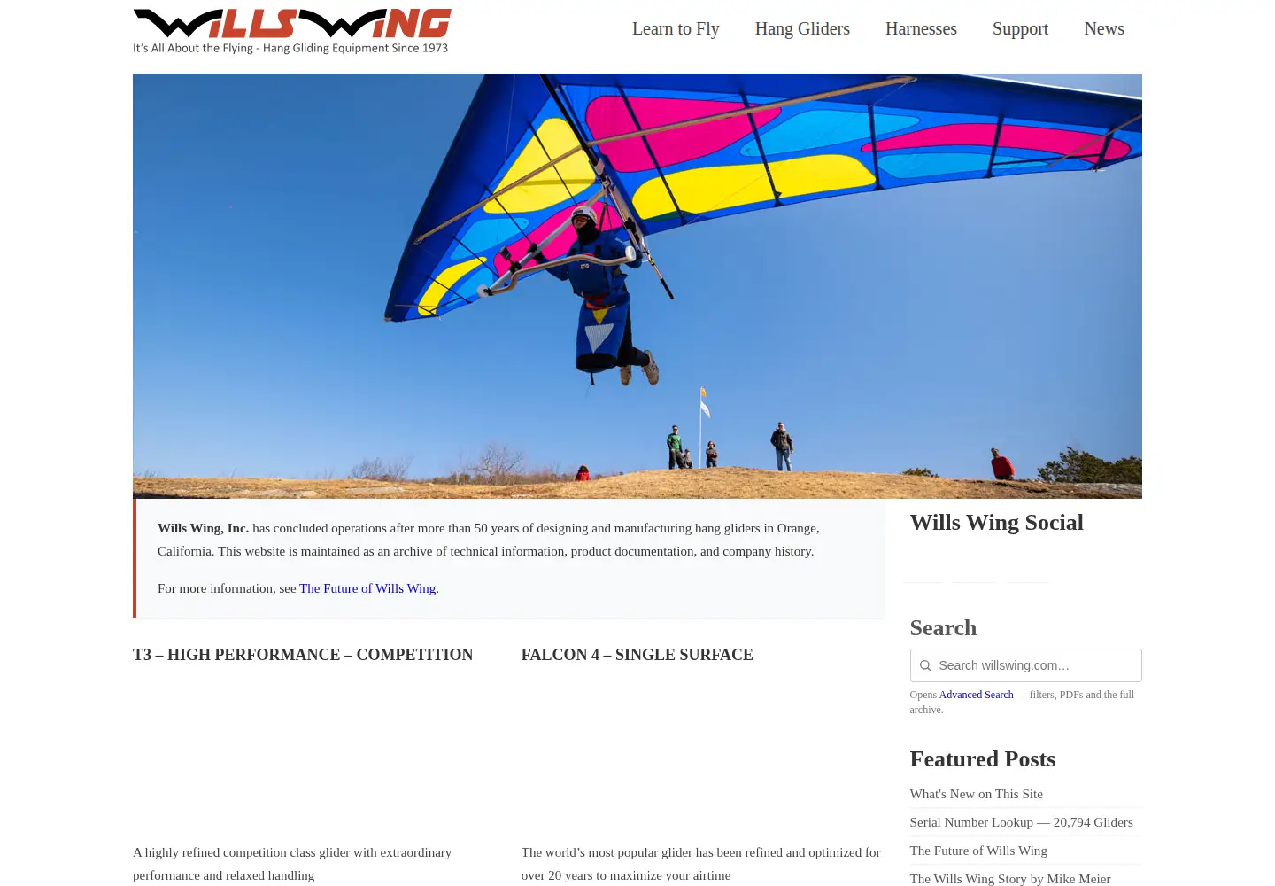 Screenshot of willswing.com
