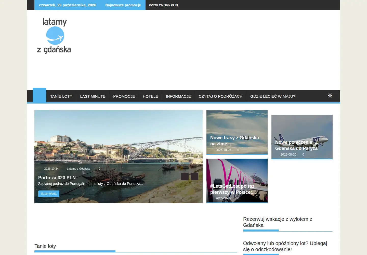 Screenshot of latamyzgdanska.pl