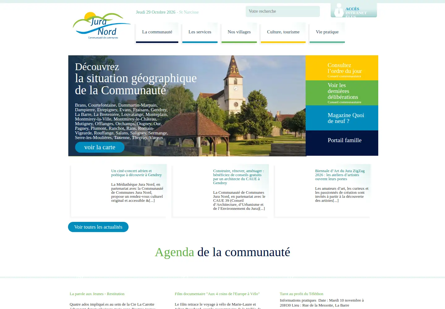Screenshot of jura-nord.com