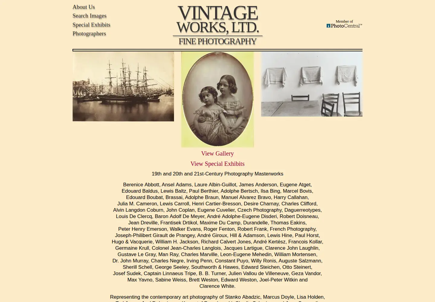 Screenshot of vintageworks.net