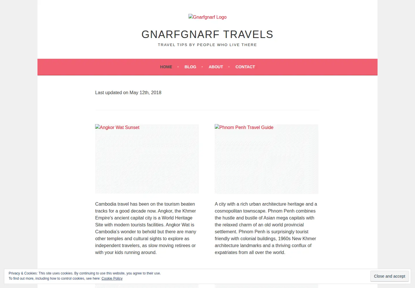 Screenshot of gnarfgnarf.com