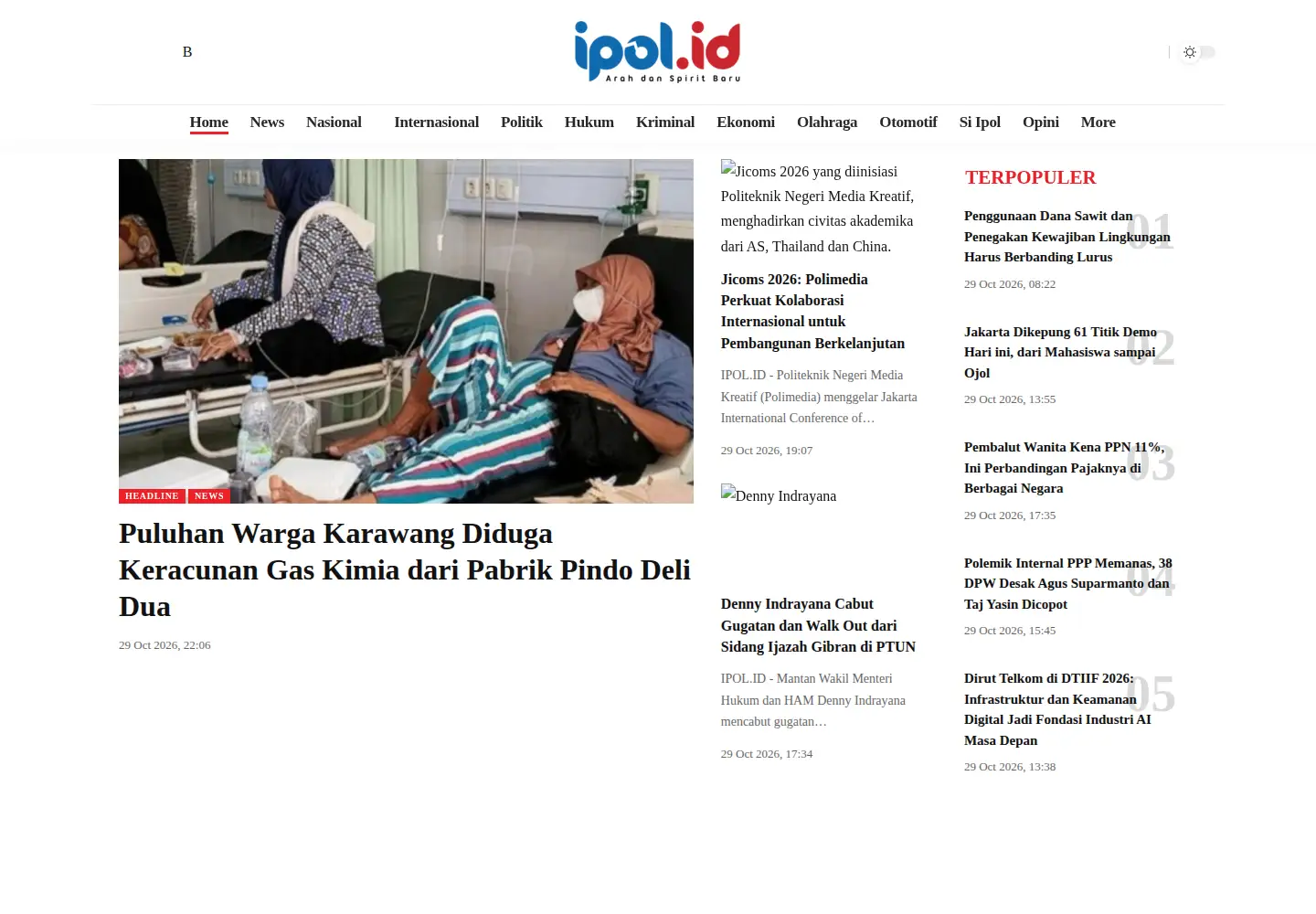 Screenshot of ipol.id