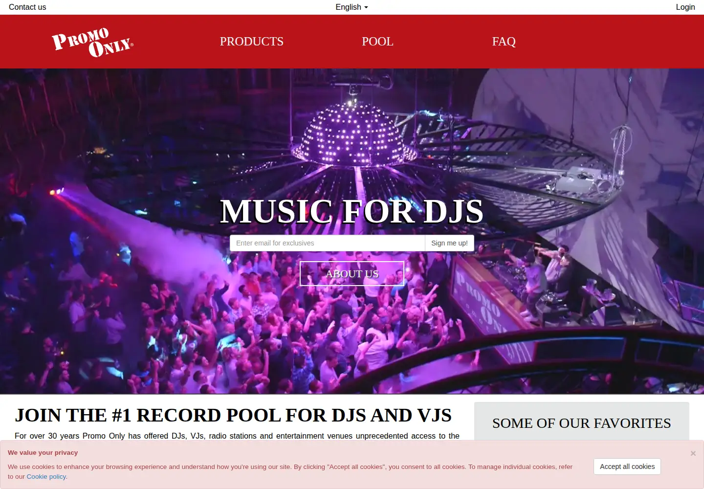 Screenshot of promoonly.com