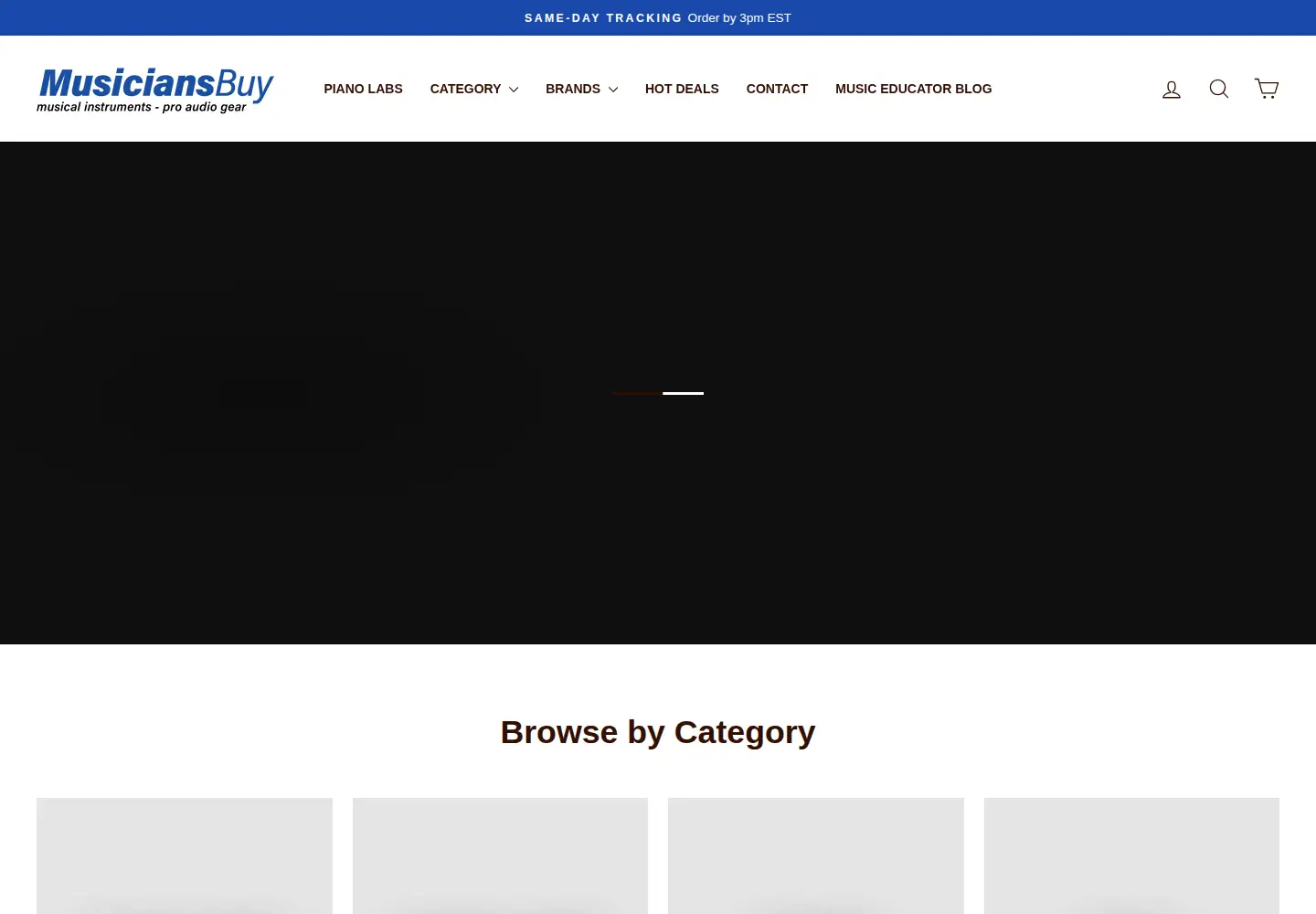 Screenshot of musiciansbuy.com