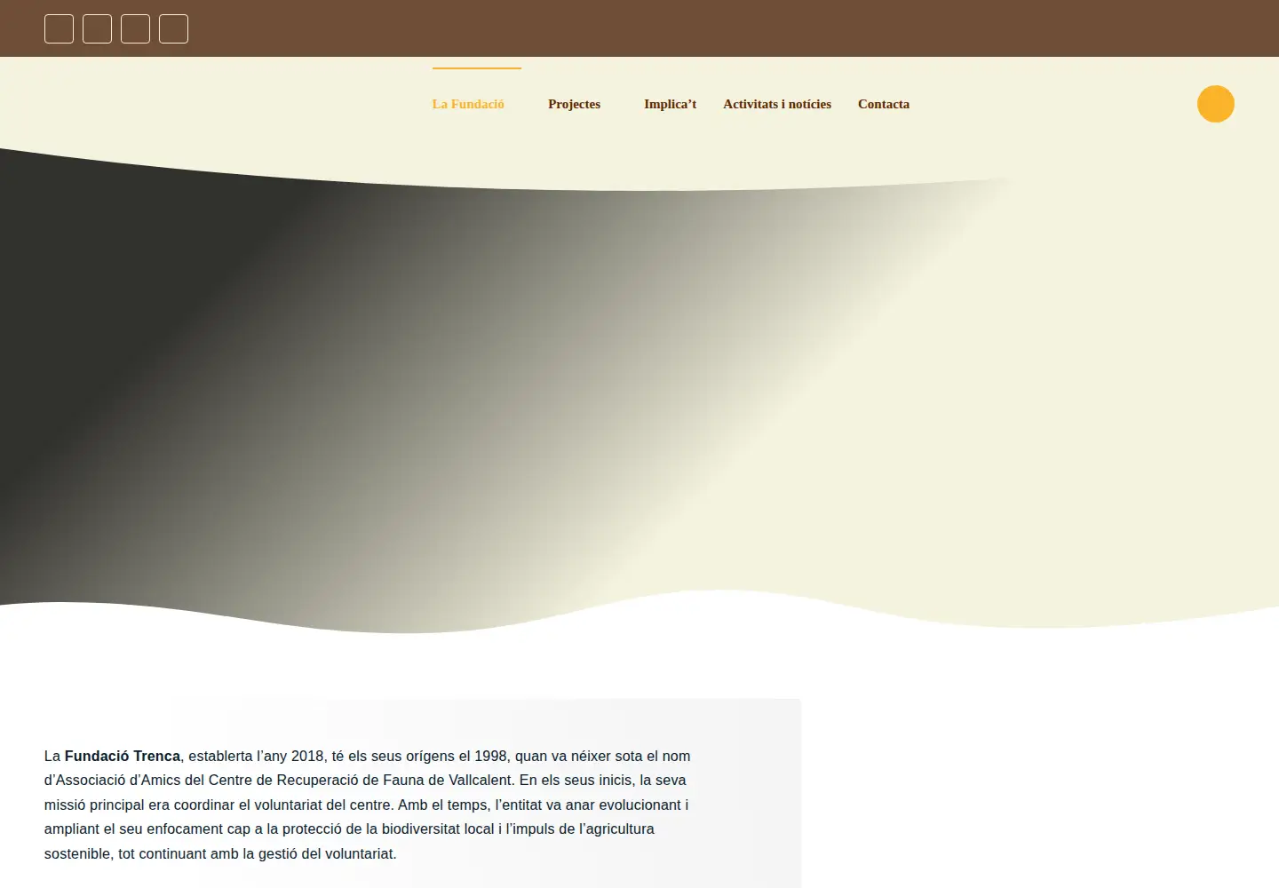 Screenshot of trenca.org
