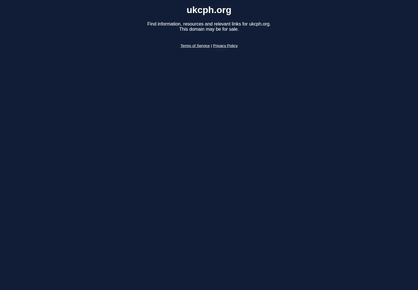 Screenshot of ukcph.org