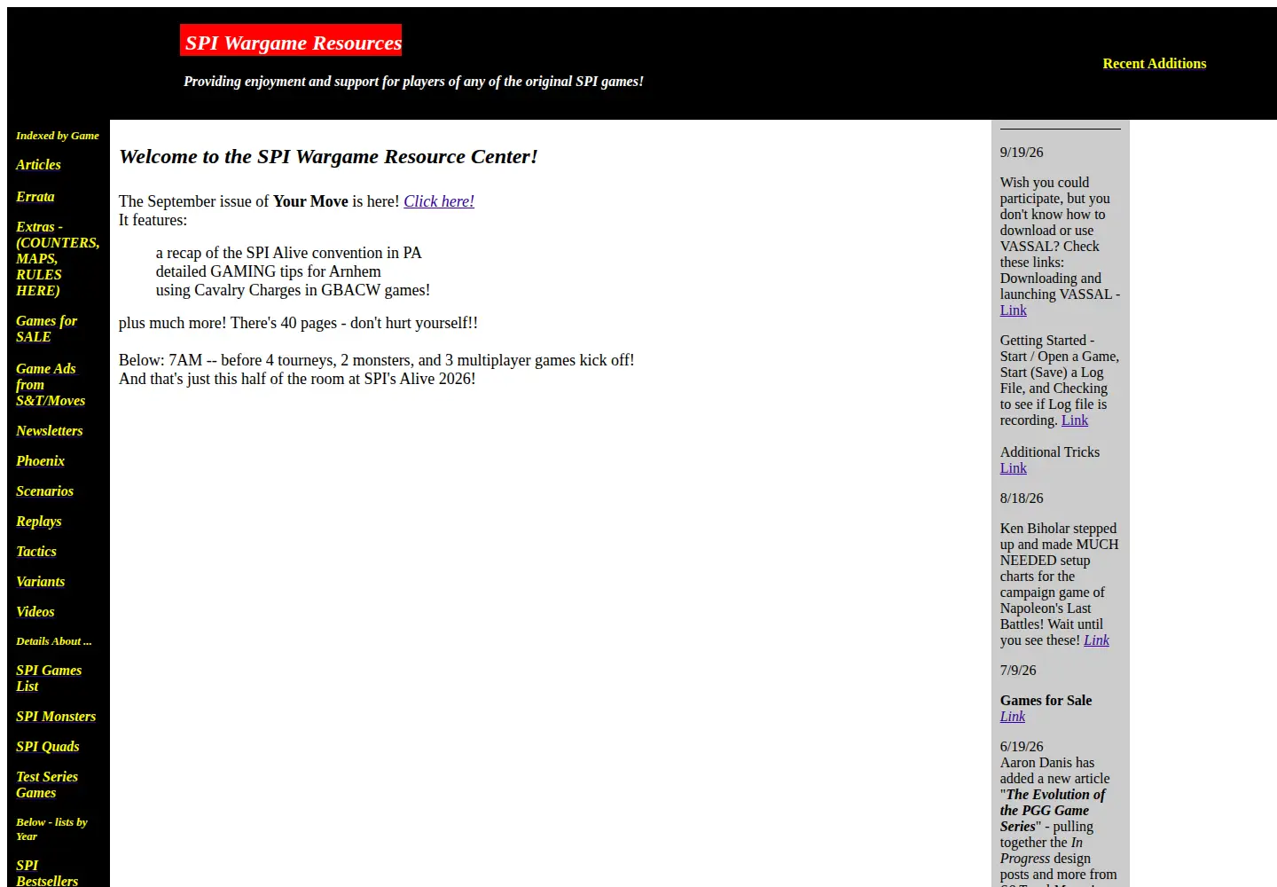Screenshot of spigames.net