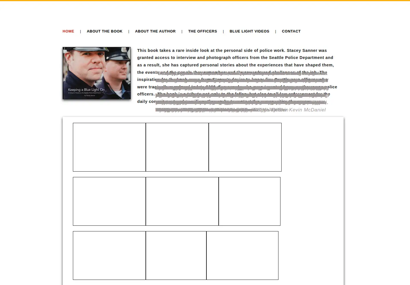 Screenshot of keepingabluelighton.com