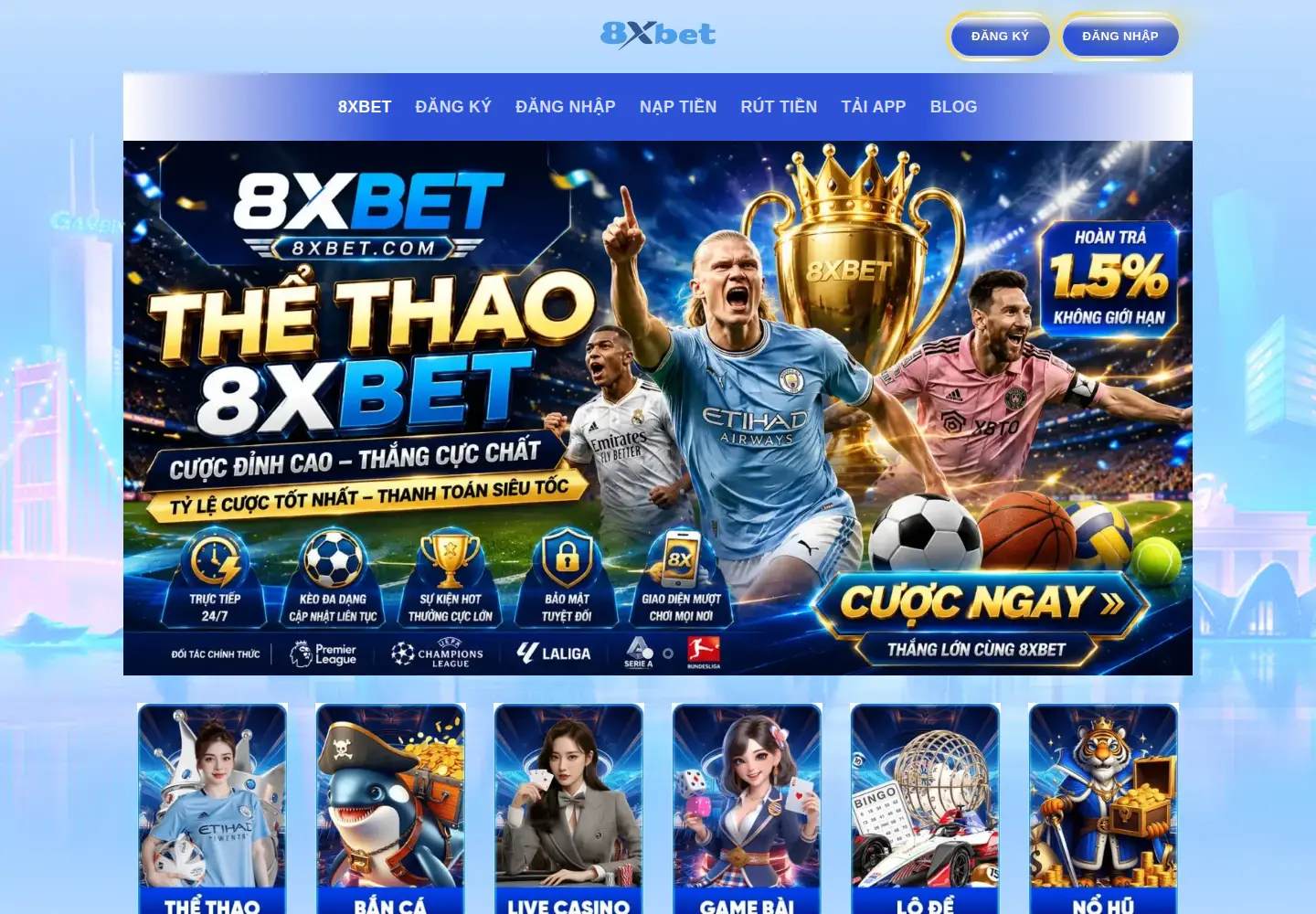 Screenshot of 8xbetvip.org