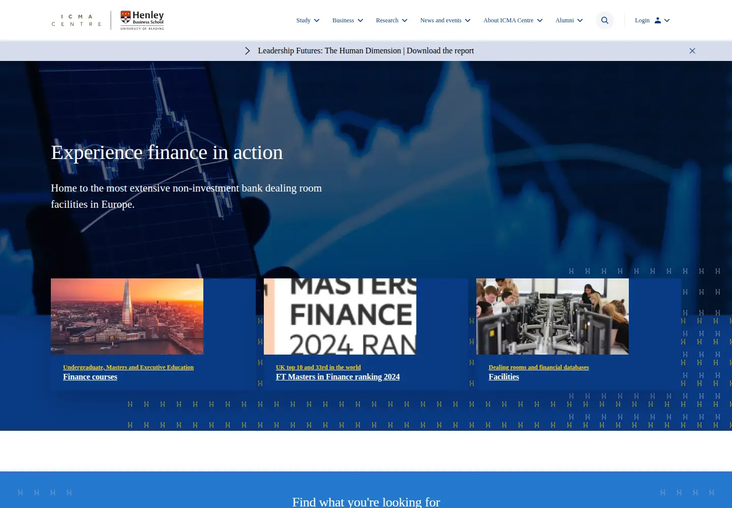Screenshot of icmacentre.ac.uk