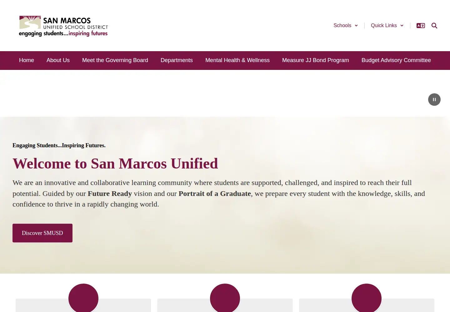 Screenshot of smusd.org