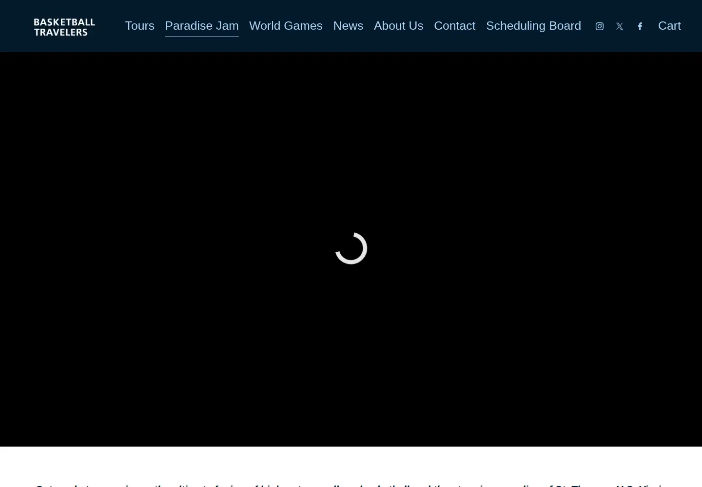 Screenshot of paradisejam.com