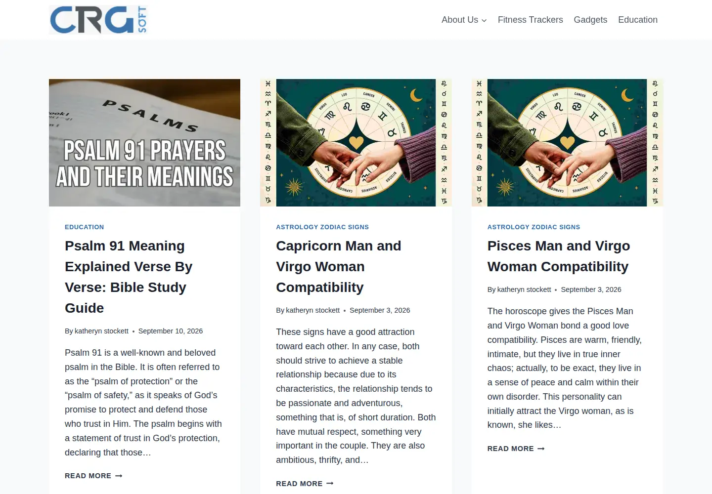 Captured homepage of crgsoft.com in the current scan
