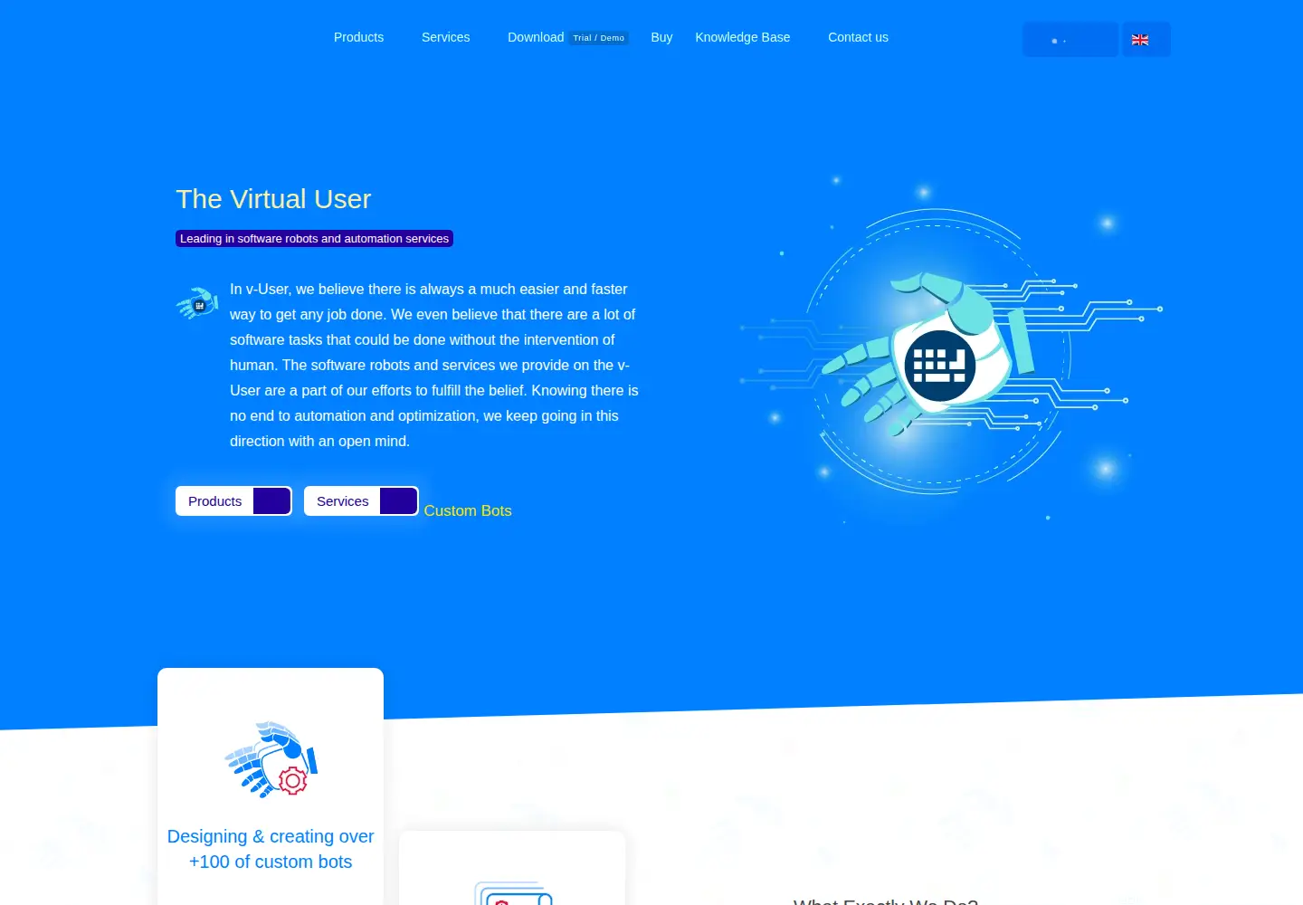 Screenshot of v-user.com