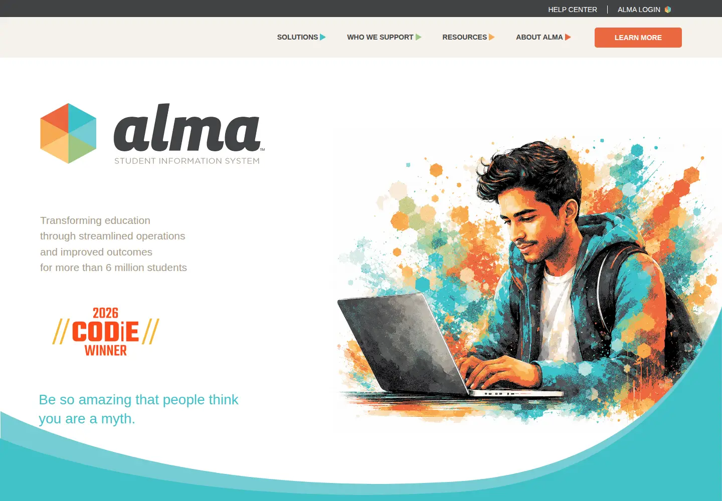 Screenshot of getalma.com