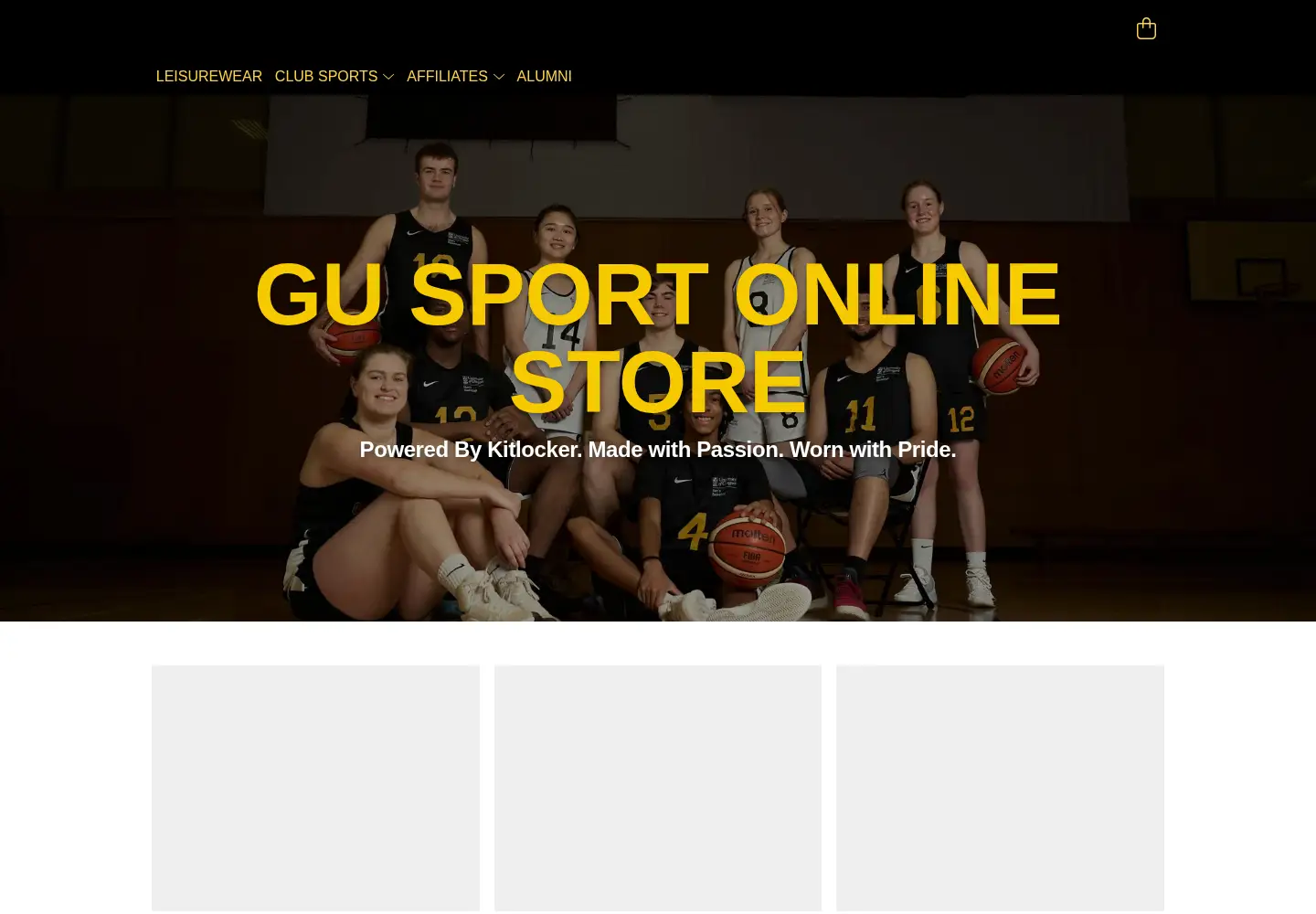 Screenshot of gusportshop.com
