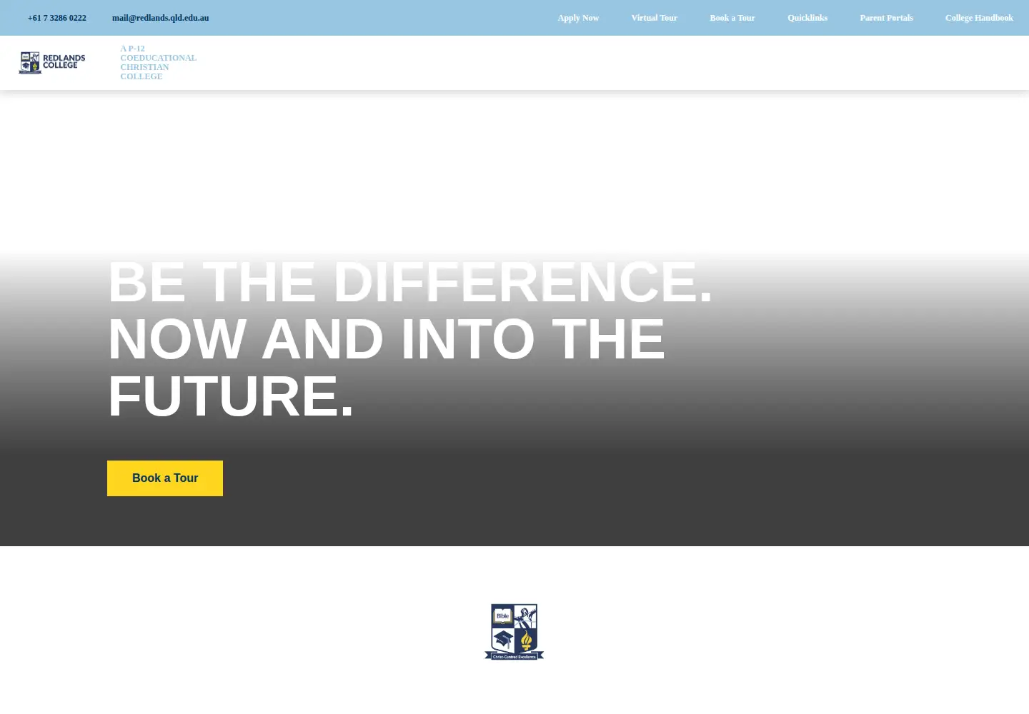 Screenshot of redlands.qld.edu.au