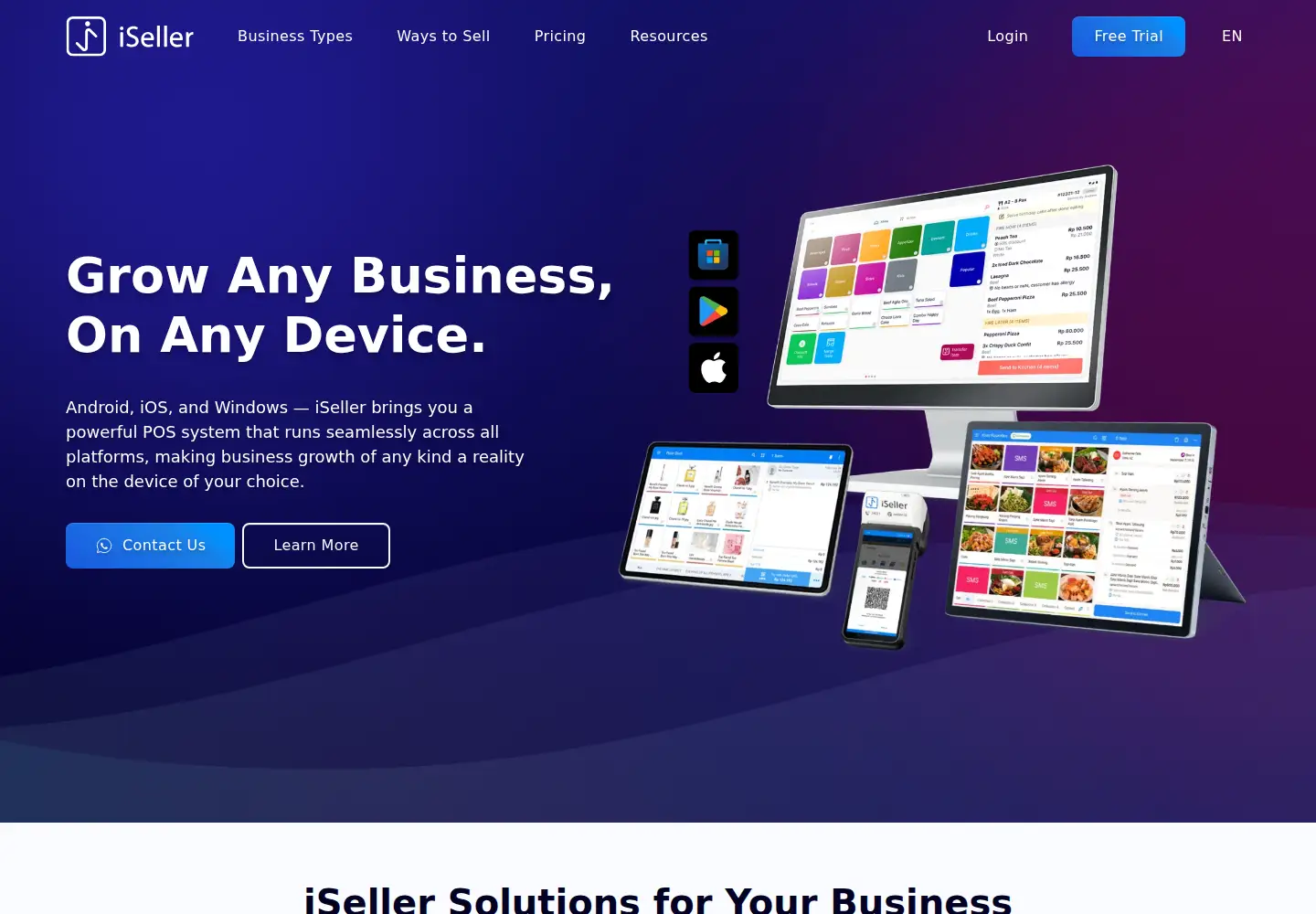 Screenshot of isellercommerce.com