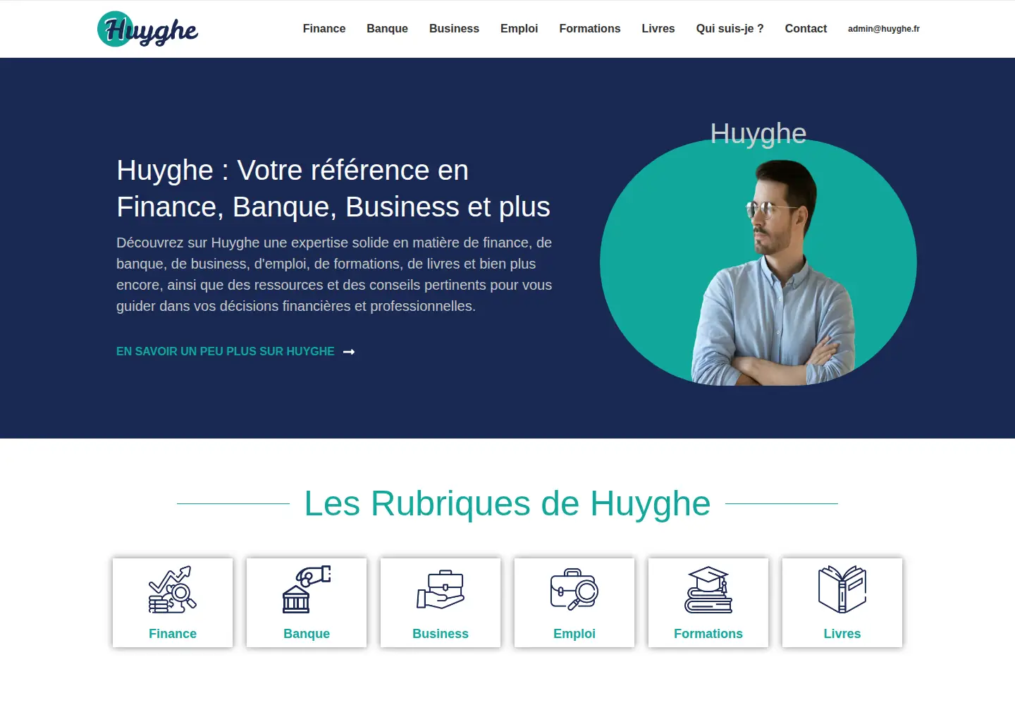 Screenshot of huyghe.fr