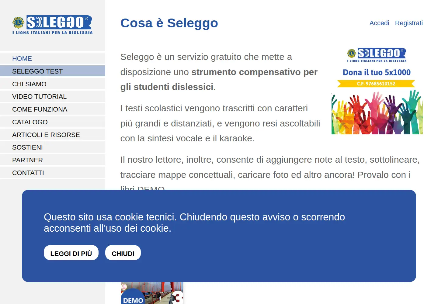 Screenshot of seleggo.org