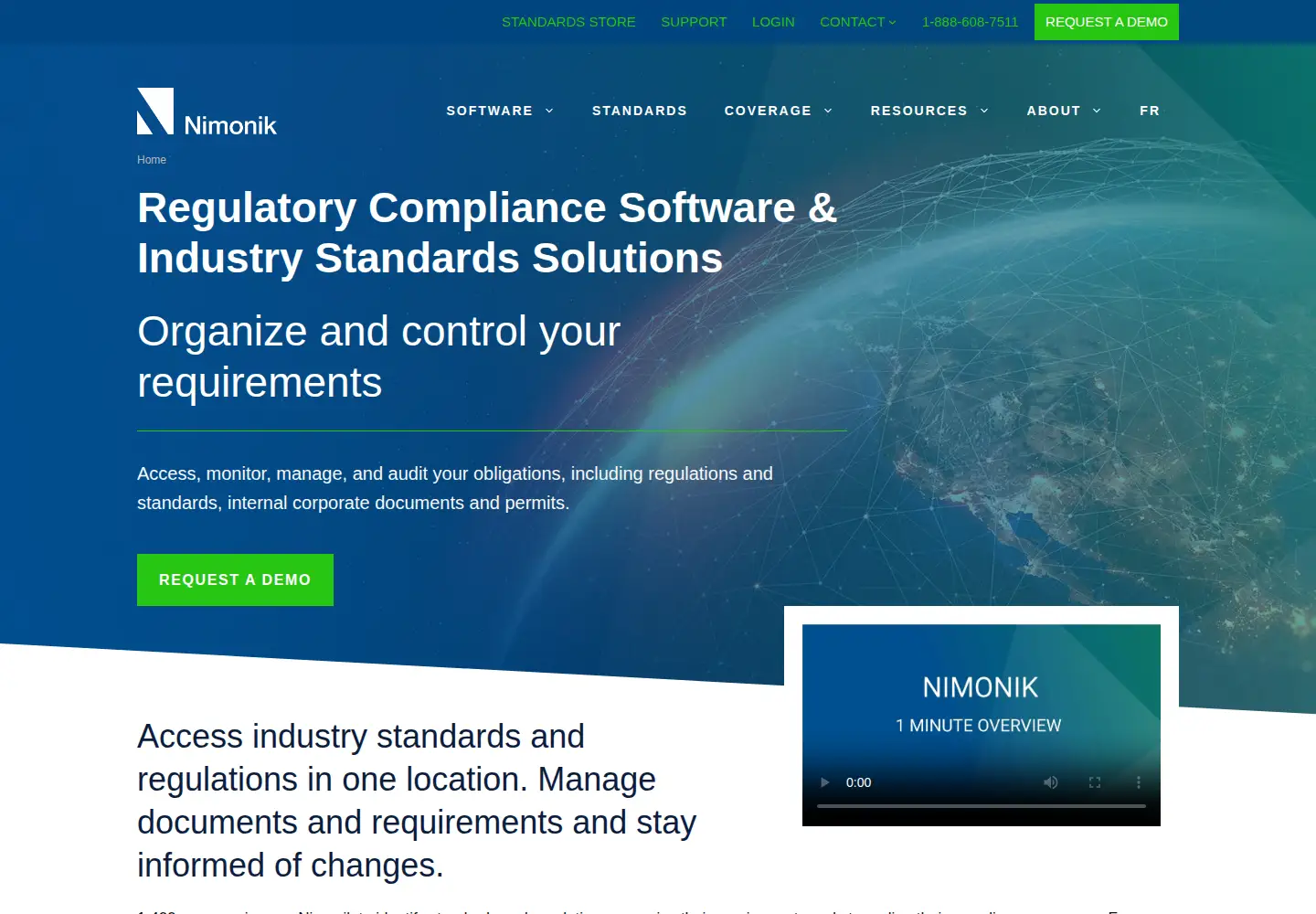 Screenshot of nimonik.ca