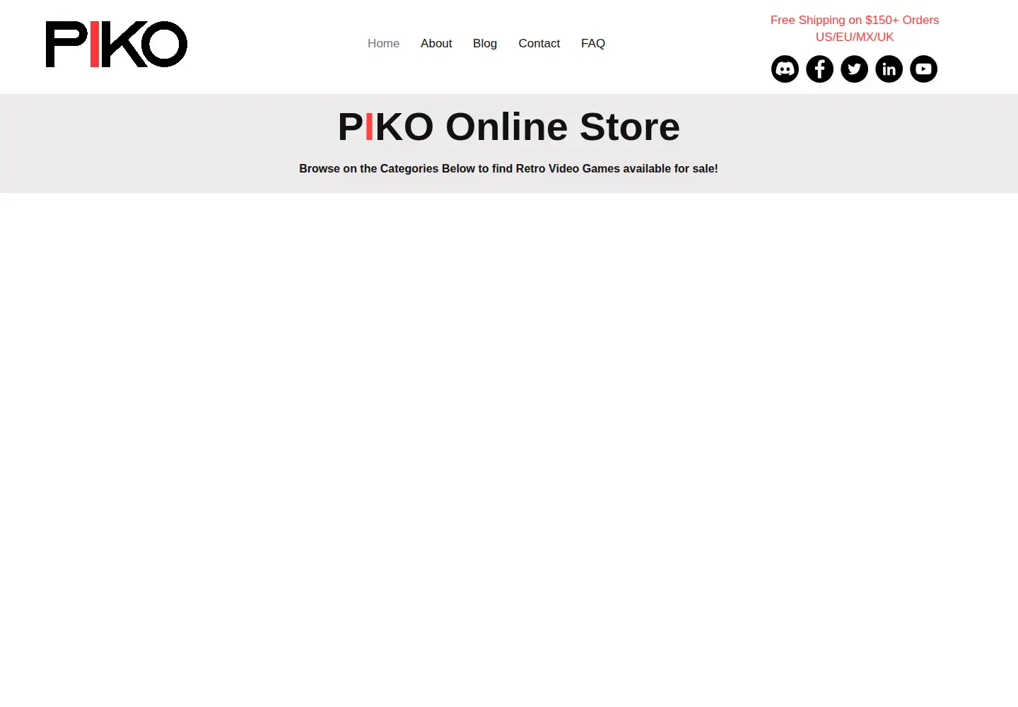 Captured homepage of pikointeractive.com in the current scan