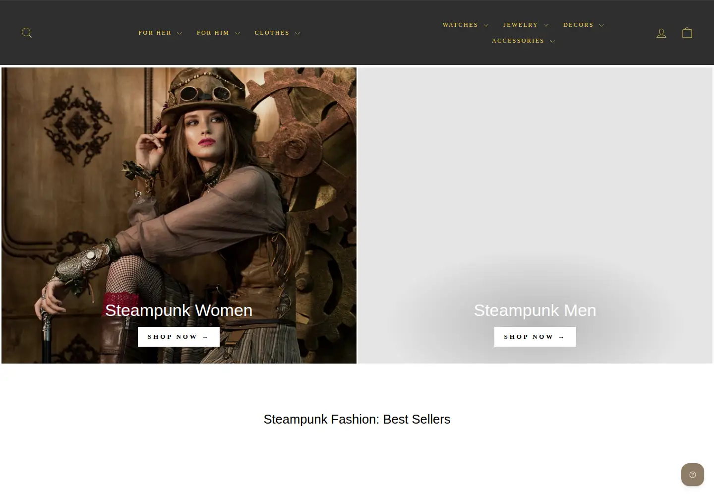 Screenshot of steampunkstyler.com