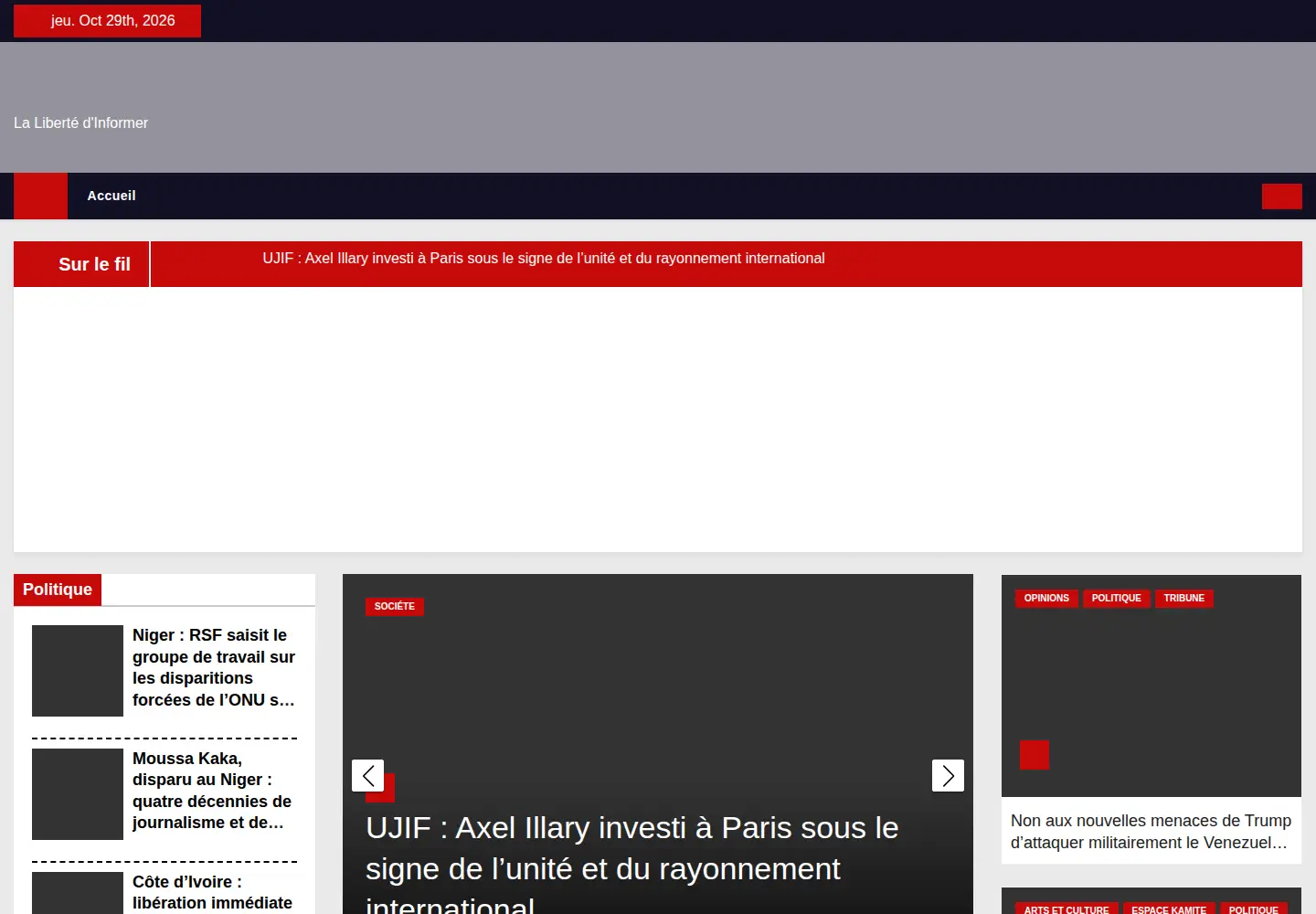 Screenshot of ladepechedabidjan.info