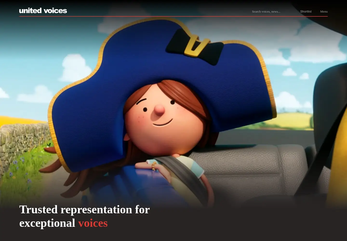 Screenshot of unitedvoices.tv