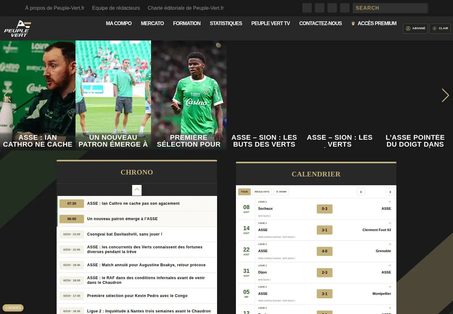 Screenshot of peuple-vert.fr