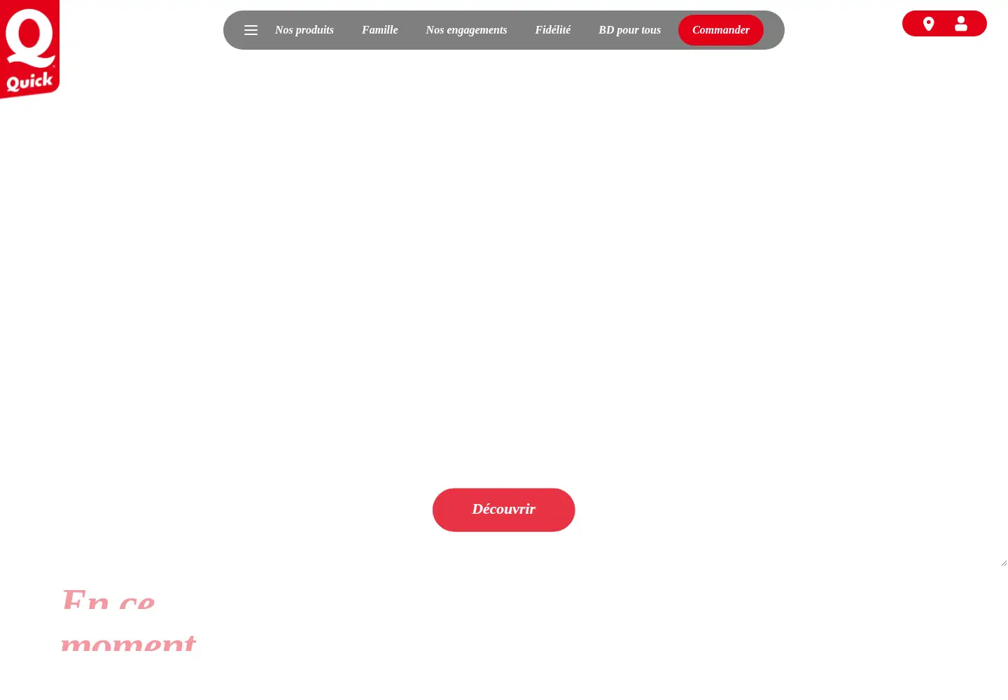 Screenshot of quick.fr