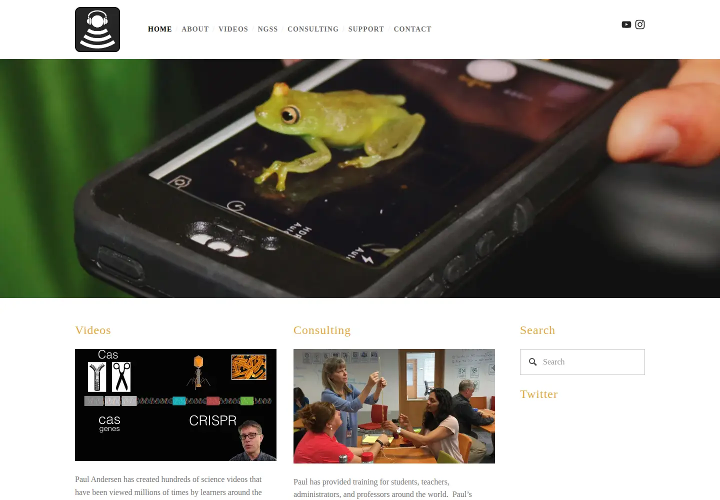 Screenshot of bozemanscience.com