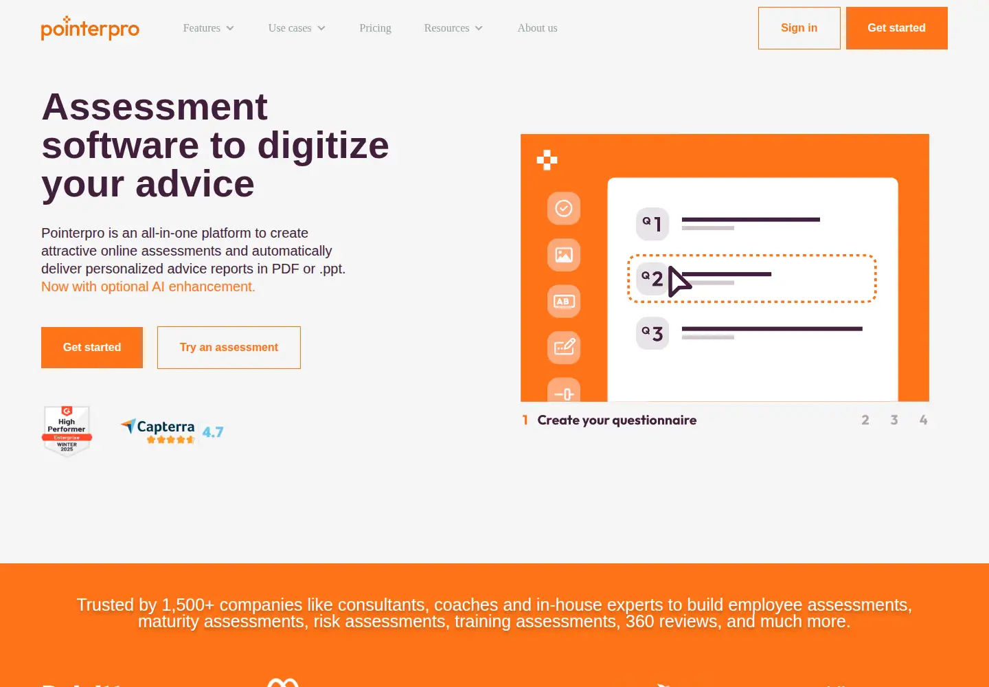 Screenshot of pointerpro.com