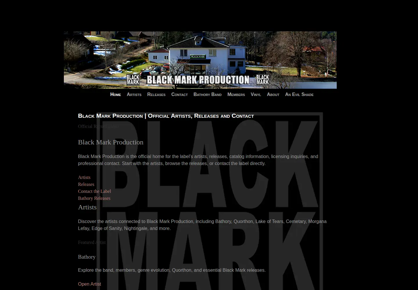 Screenshot of blackmark.net