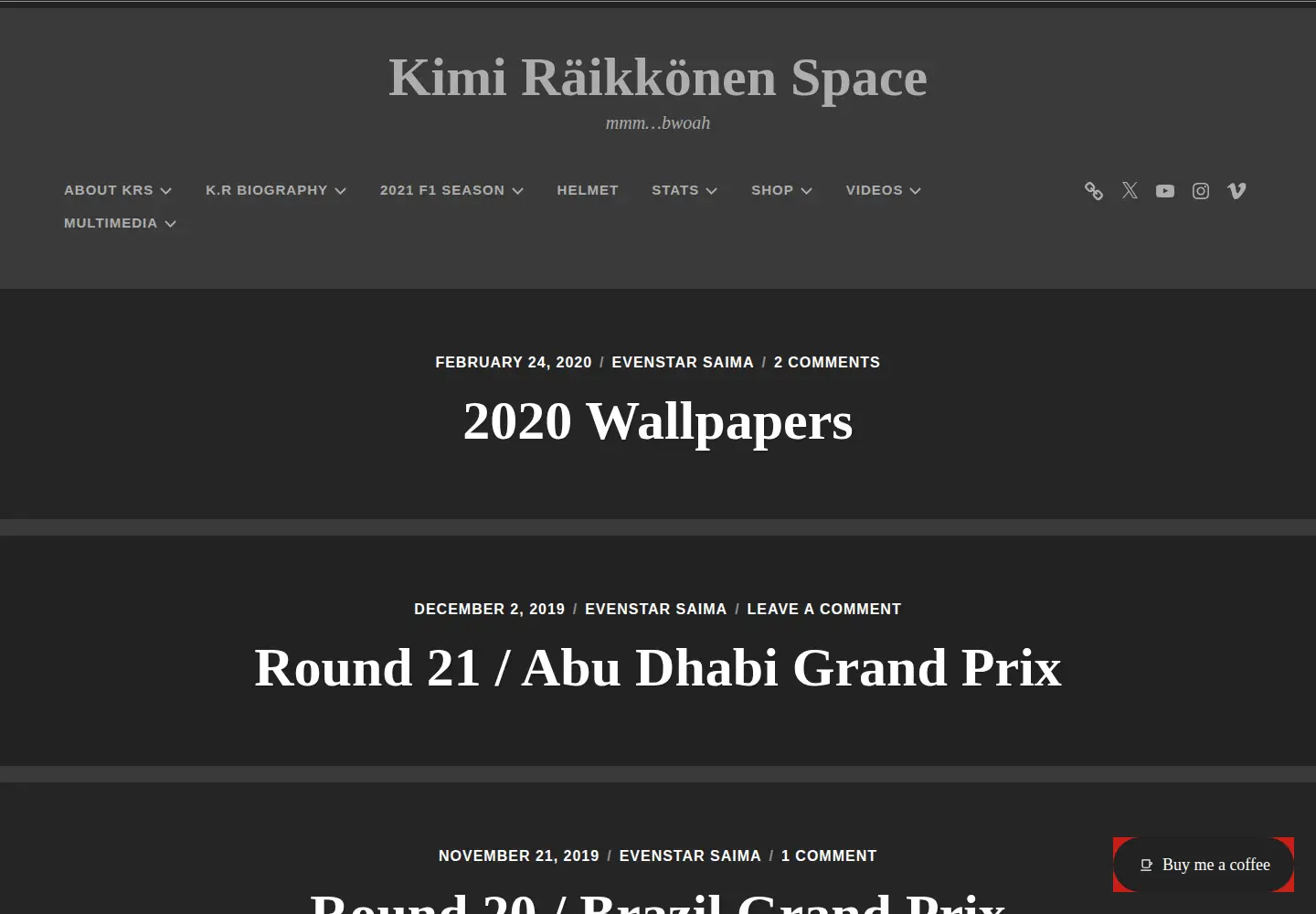 Screenshot of kimiraikkonenspace.com