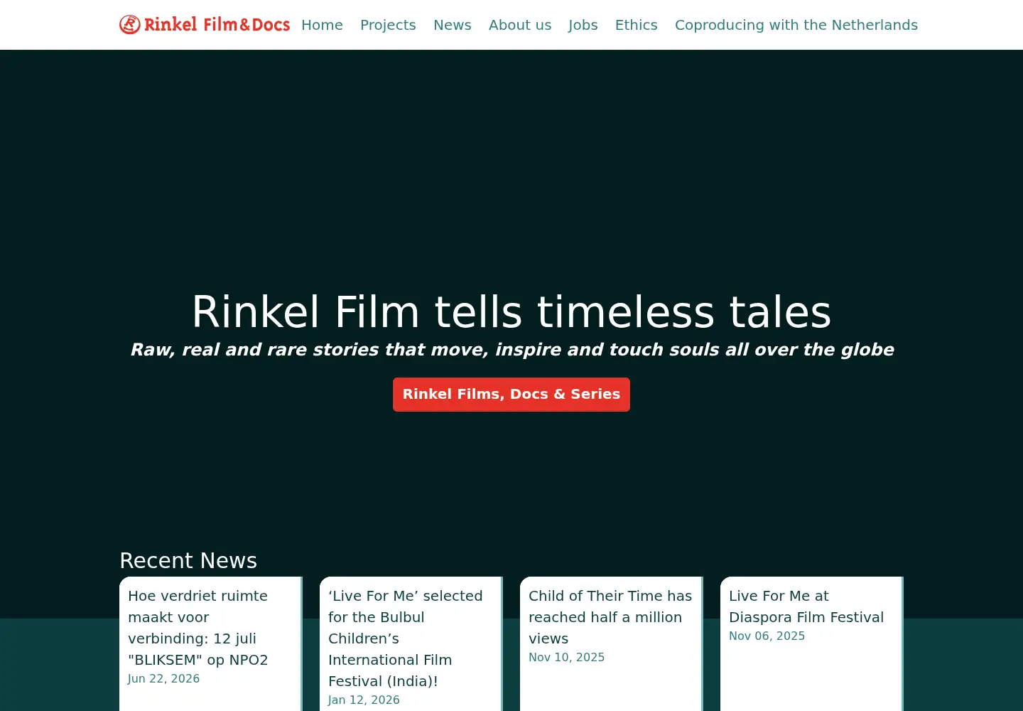 Screenshot of rinkelfilm.com