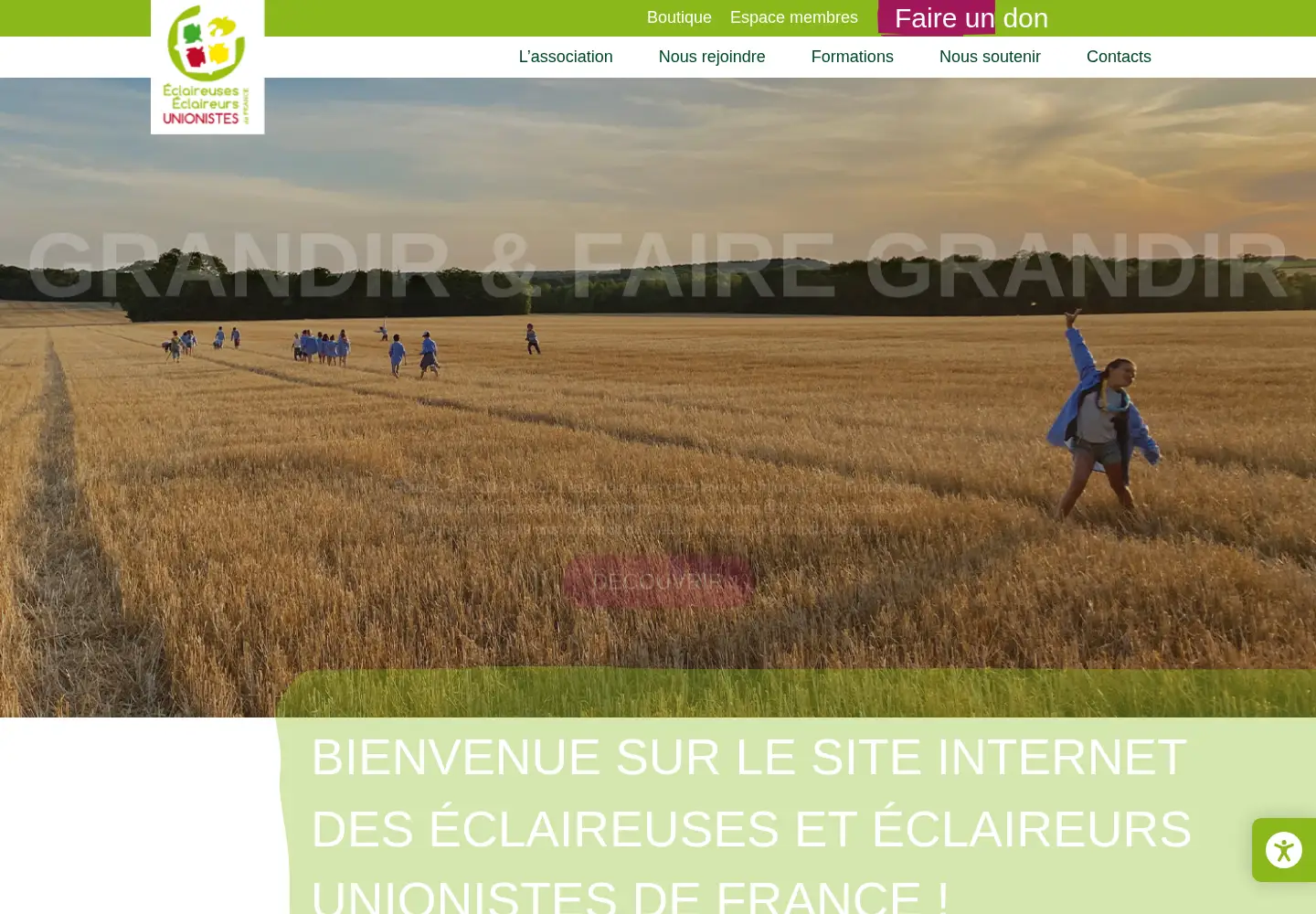 Screenshot of eeudf.org