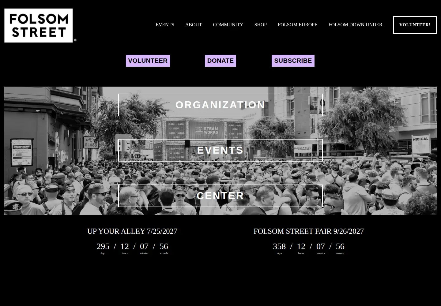 Screenshot of folsomstreetevents.org