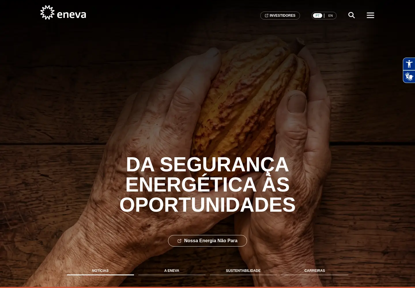 Screenshot of eneva.com.br