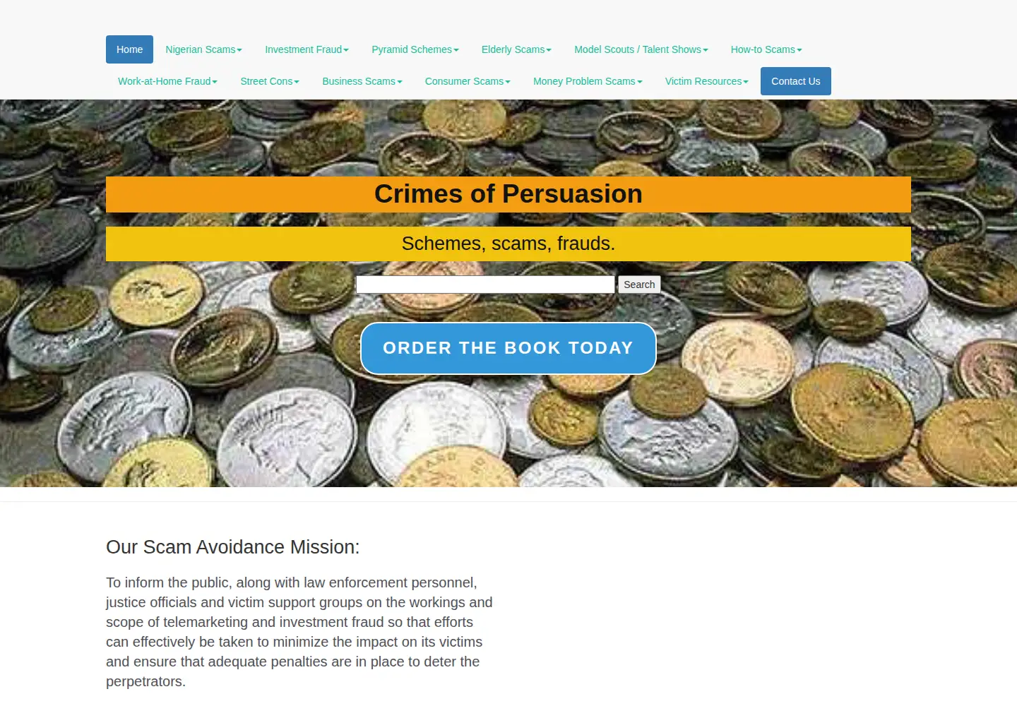 Screenshot of crimes-of-persuasion.com